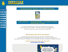 Tablet Screenshot of pegastar.com